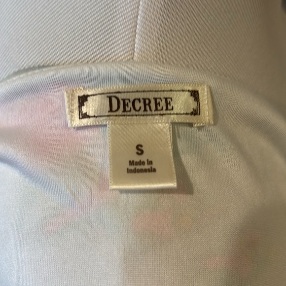 White Floral Flowy Boho Tank w Crochet Straps Sz S Festival Fairy Cottagecore - Picture 8 of 9